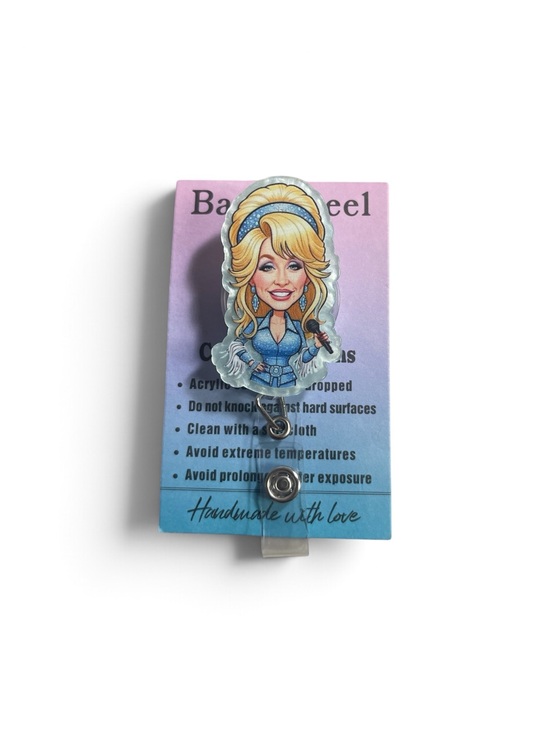 Accessories - Dolly Parton Badge Reel